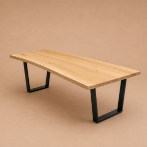 Masa Nord – lemn masiv natural, echilibru modern