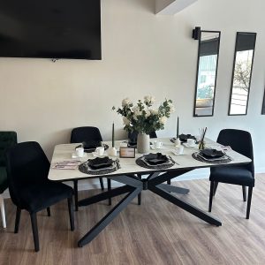 Set Mona - Masa Mona extensibila + 6 scaune Tokyo